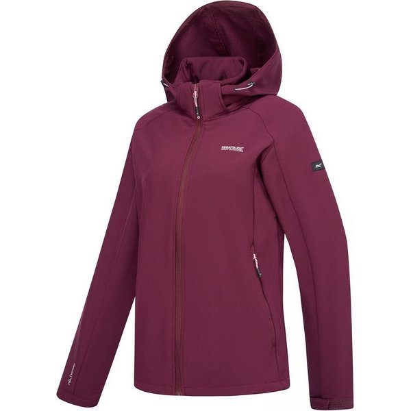 Regatta Softshelljacke Deyana mit abnhembare Kapuze