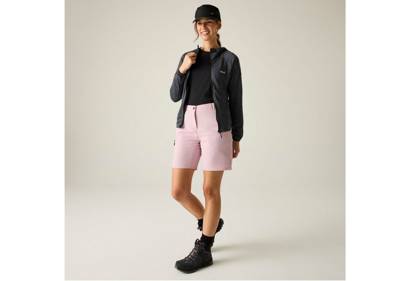 Regatta Strickfleecejacke Jacke mit Kapuze Ferna Midlayer – Bild 5 von 5
