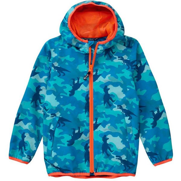JAKO-O Regenjacke JAKO-O Kinder Regenjacke, Tier-Allover-Druck, azur