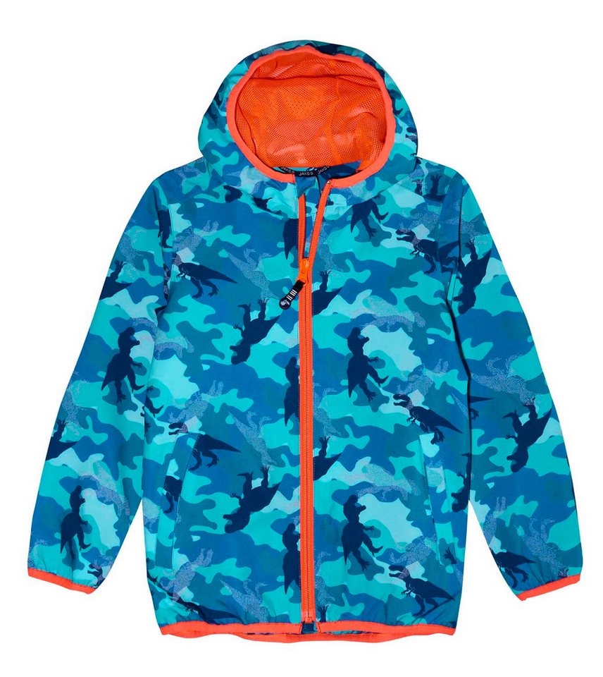 JAKO-O Regenjacke JAKO-O Kinder Regenjacke, Tier-Allover-Druck, azur – Bild 3 von 5