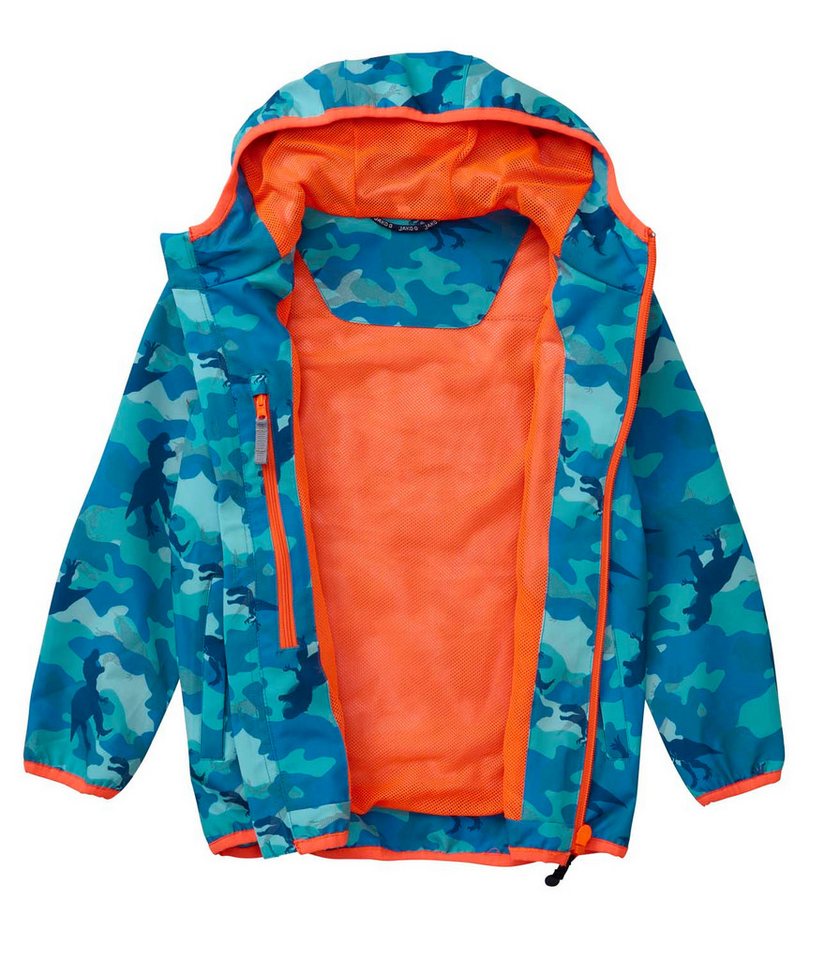 JAKO-O Regenjacke JAKO-O Kinder Regenjacke, Tier-Allover-Druck, azur – Bild 4 von 5
