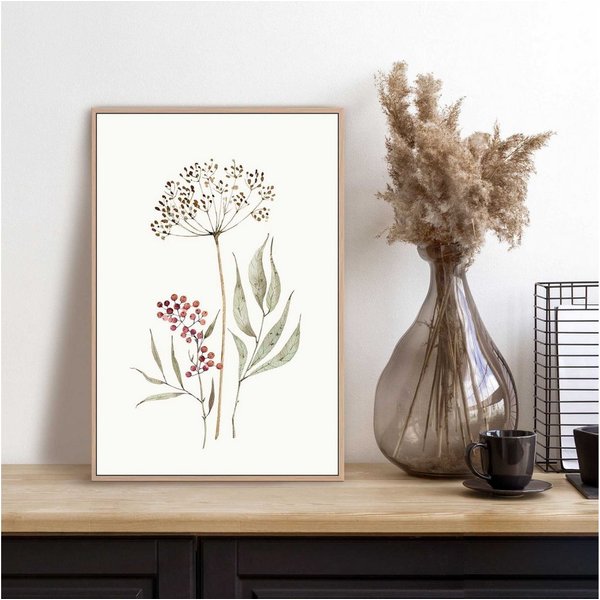 Reinders! Bild mit Rahmen Aqua Flowers