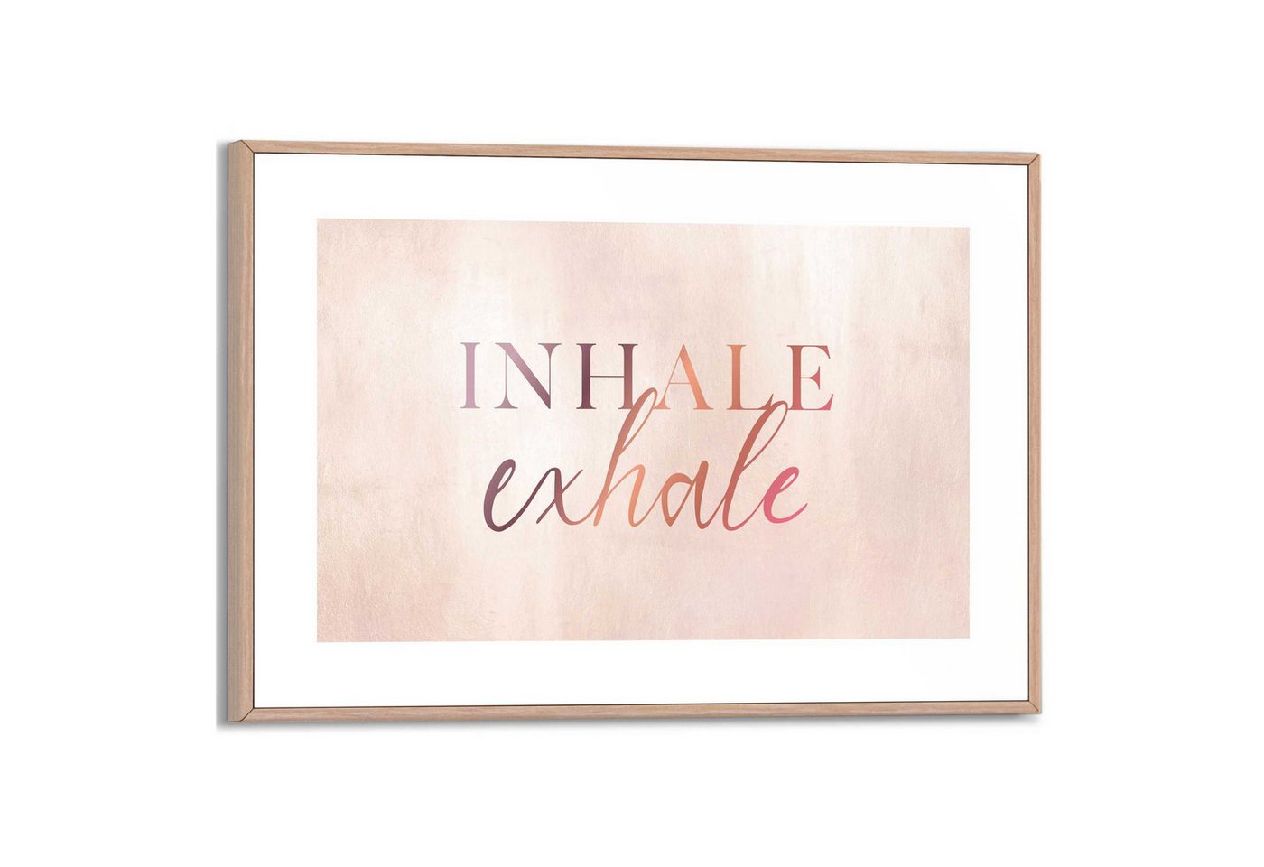 Reinders! Bild mit Rahmen Inhale Exhale – Bild 2 von 4