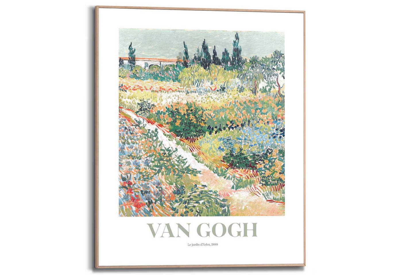 Reinders! Bild mit Rahmen Van Gogh - riverbank in springtime – Bild 2 von 4