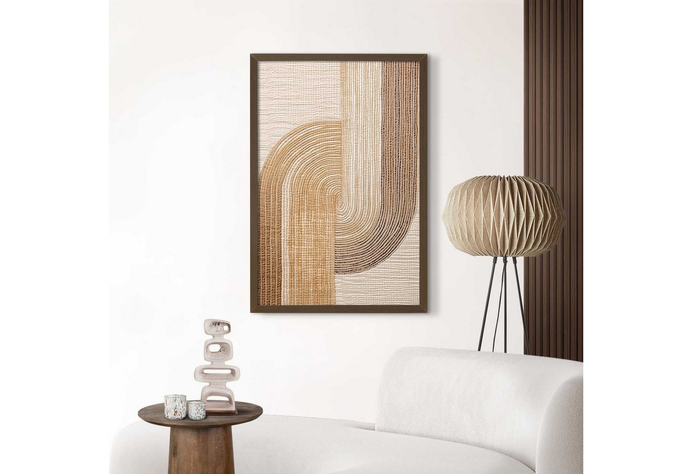 Reinders! Bilderrahmen Bilderrahmen Poster 61x91,5 oder 50x70, für 1 Bilder, Wohnzimmer - Walnuß - MDF - 64,5x95 cm – Bild 2 von 5