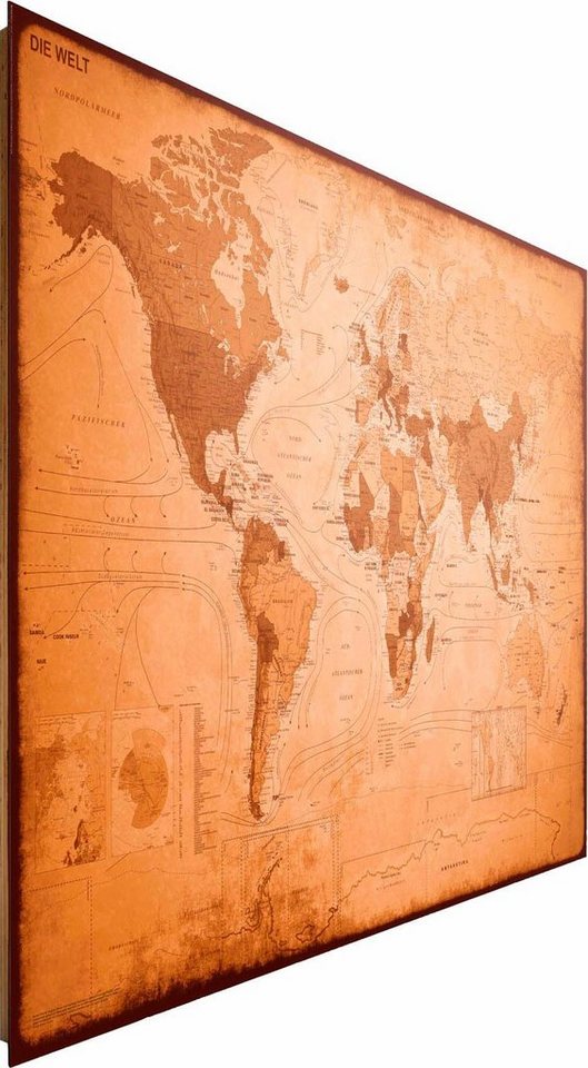 Reinders! Deco-Panel Weltkarte - antik – Bild 3 von 5
