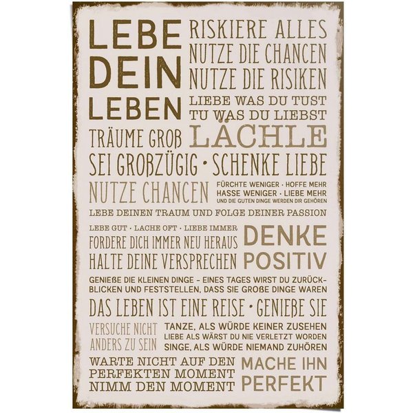 Reinders! Poster Denke positiv, (1 St)