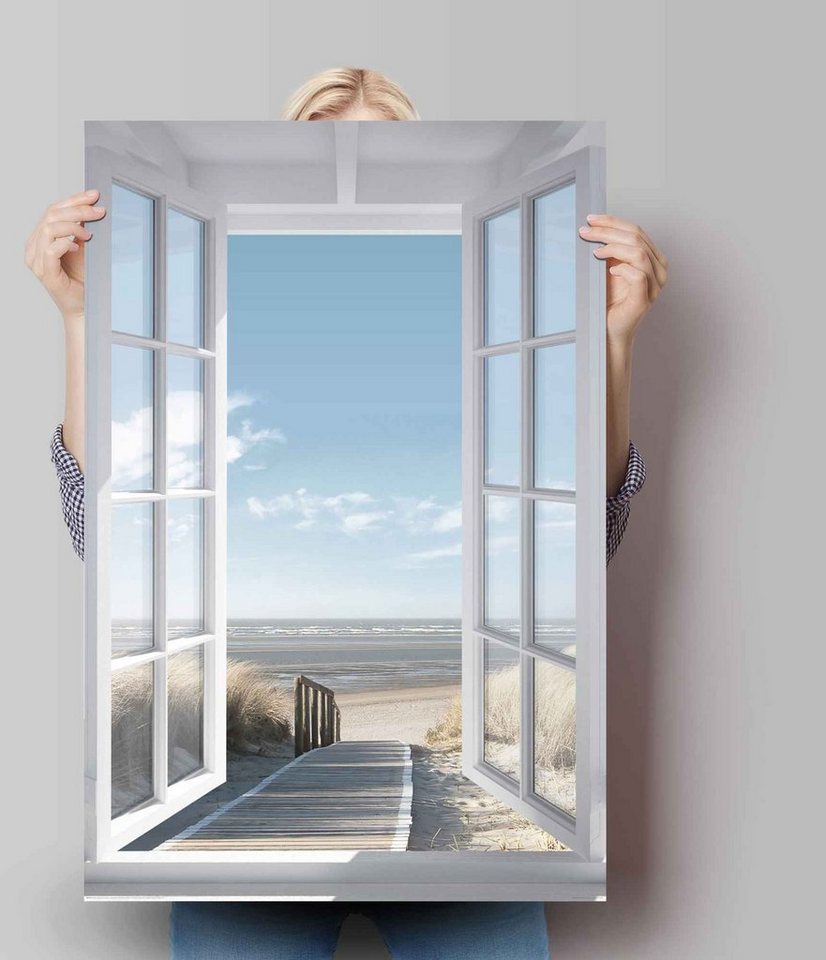 Reinders! Poster Poster Fensterblick Nordsee, Meer (1 St) – Bild 2 von 3