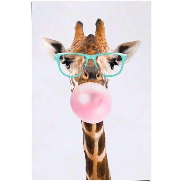 Reinders! Poster Poster Funky Giraffe, Giraffen (1 St)
