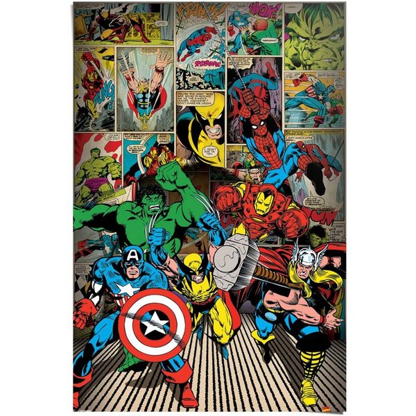 Reinders! Poster Marvel Helden, (1 St)