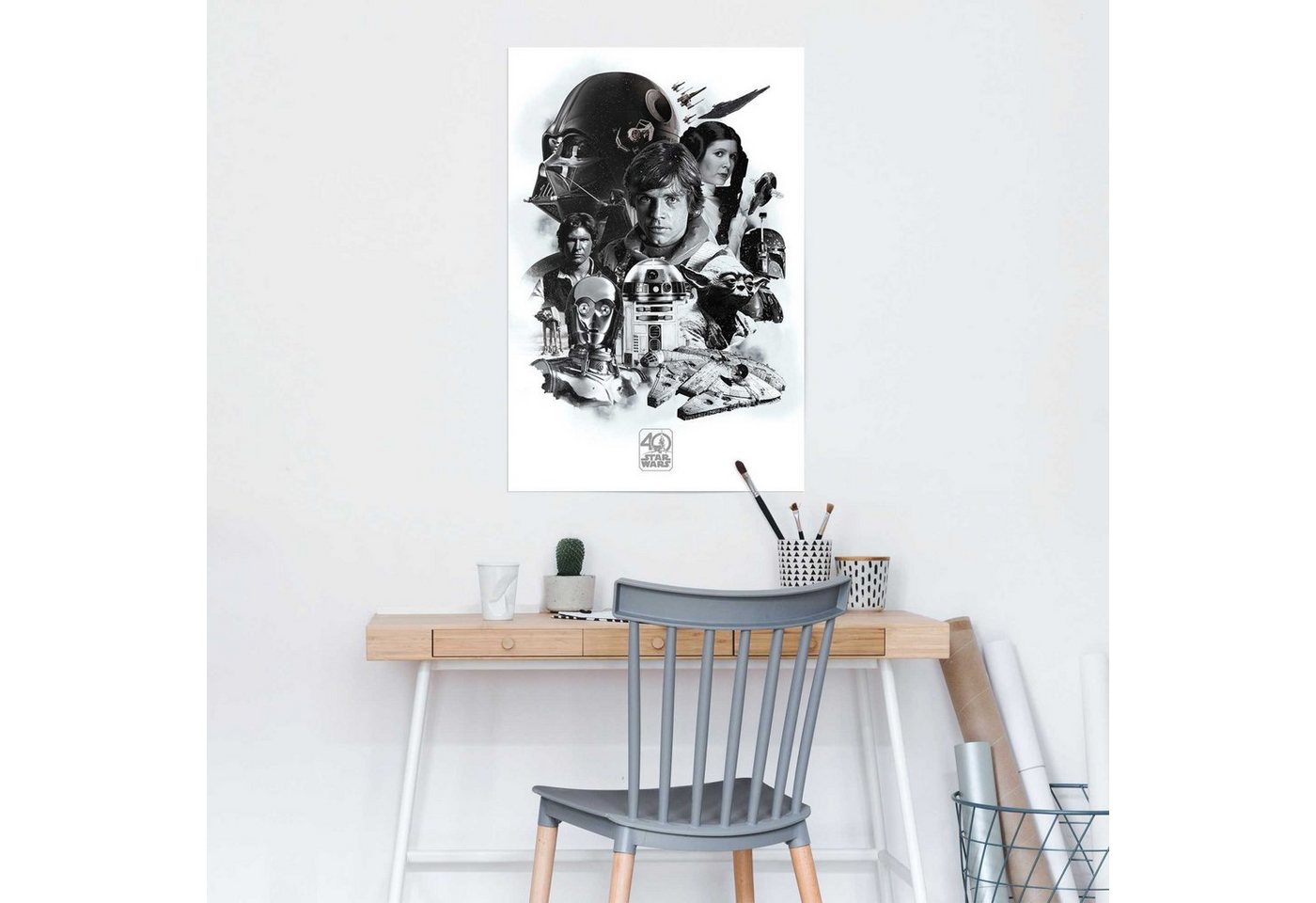 Reinders! Poster Poster Star Wars 40 Jahre, Science-Fiction (1 St) – Bild 3 von 3
