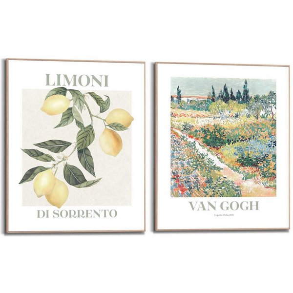 Reinders! Poster Van Gogh Flora, Wohnzimmer - Zitrone - Sorrento - Grün - MDF - Kunst - 40x50 cm