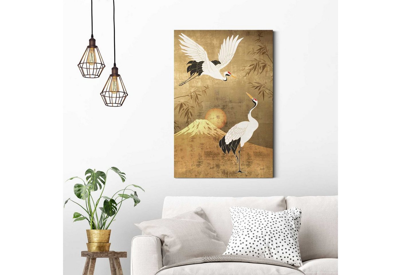 Reinders! Wandbild Kraniche – Bild 2 von 4