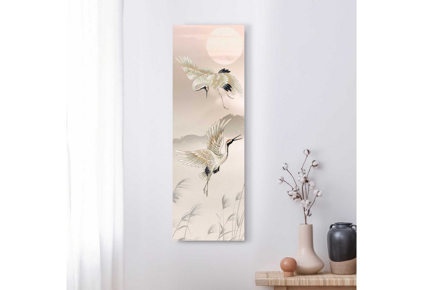 Reinders! Wandbild Kraniche in Pastel – Bild 2 von 4