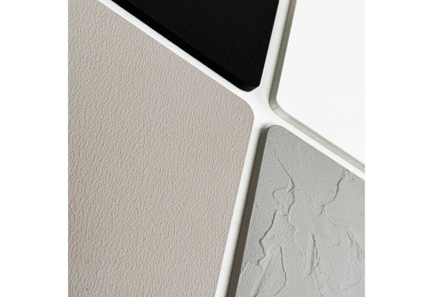 Reinders! Wandbild Sculpted Silence, Wohnzimmer - Beige - MDF - Abstrakt - 50x70 cm – Bild 4 von 5