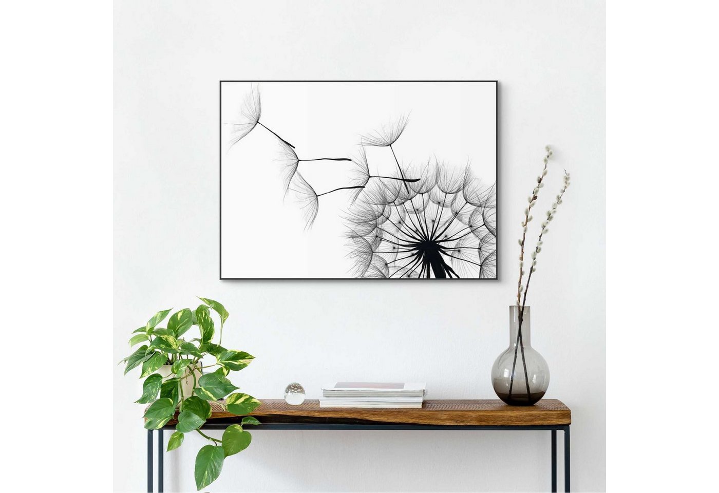 Reinders! Wandbild Slim Frame Black 50x70 Dandelion – Bild 2 von 5