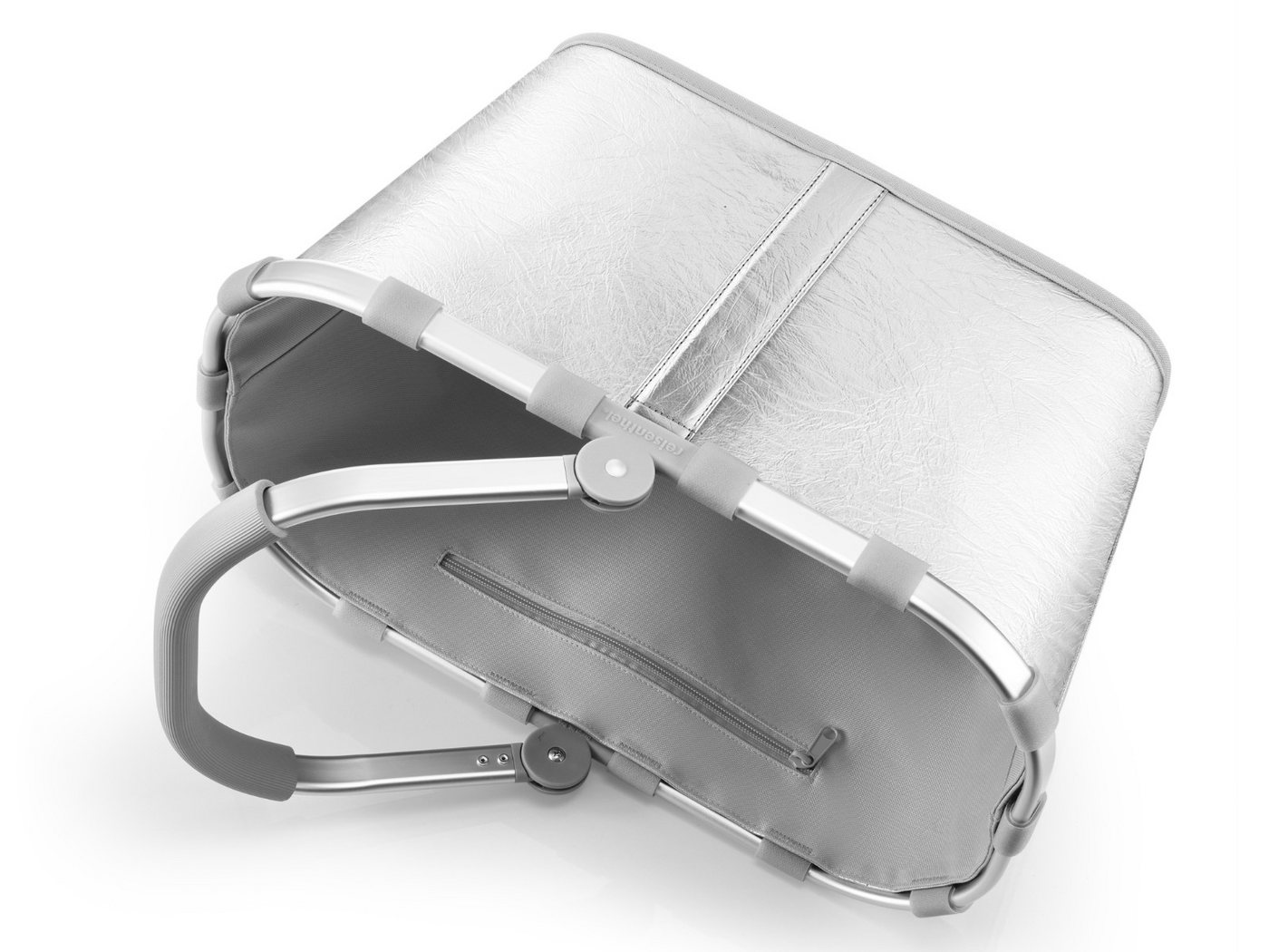 REISENTHEL® Einkaufskorb carrybag silver crackle – Bild 2 von 5