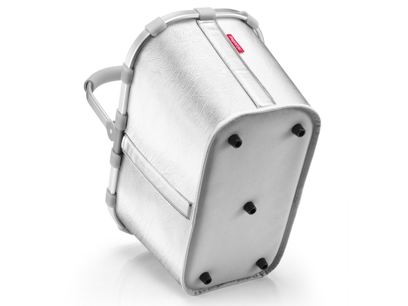 REISENTHEL® Einkaufskorb carrybag silver crackle – Bild 3 von 5