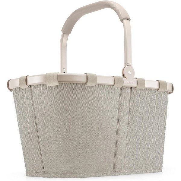REISENTHEL® Einkaufskorb CARRYBAG SPECIAL EDITION, Sandgrau, Aluminium, 22 l, Polyester, Wasserabweisend, B 49 x H 29 x T 28 cm