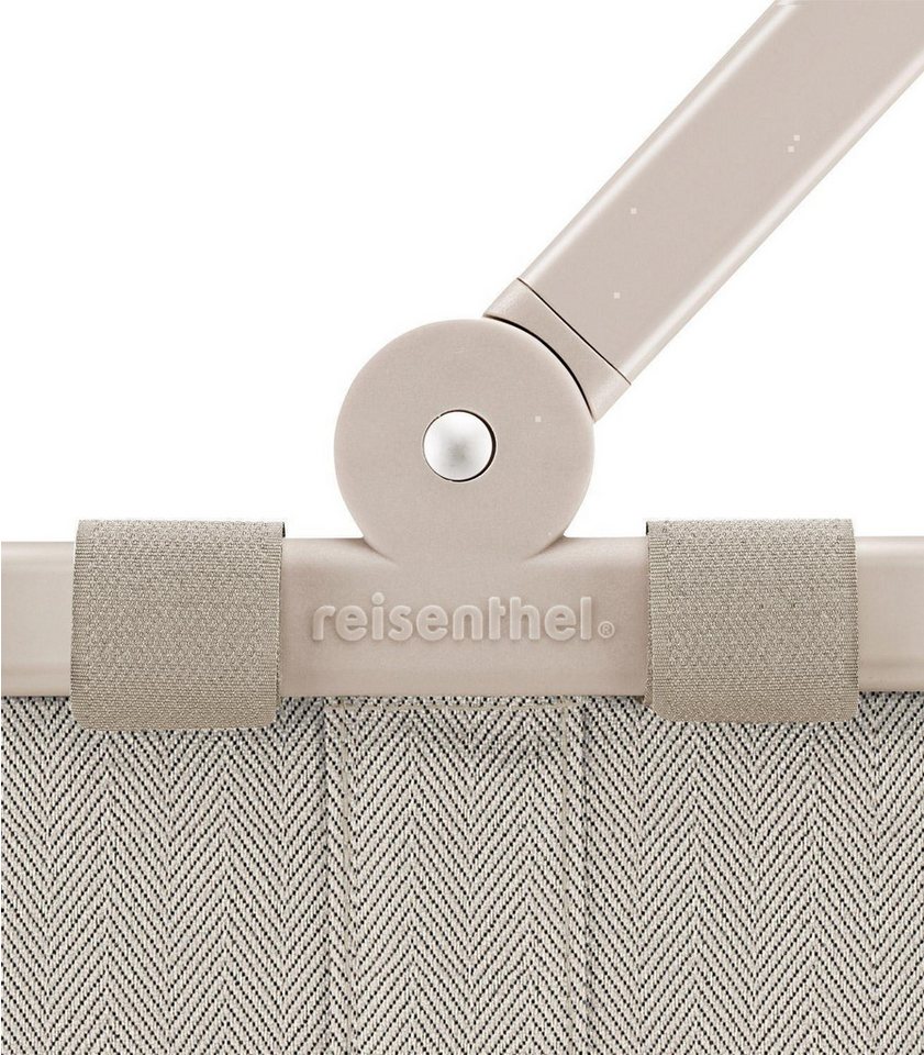 REISENTHEL® Einkaufskorb CARRYBAG SPECIAL EDITION, Sandgrau, Aluminium, 22 l, Polyester, Wasserabweisend, B 49 x H 29 x T 28 cm – Bild 3 von 5