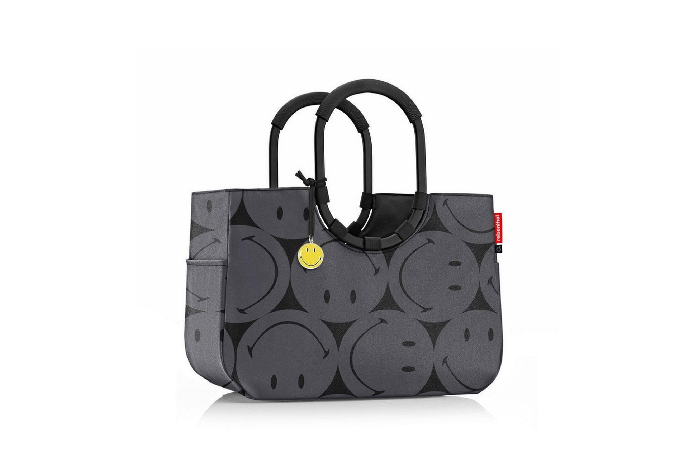 REISENTHEL® Einkaufsshopper Loopshopper L smiley grey OR7085 – Bild 2 von 2