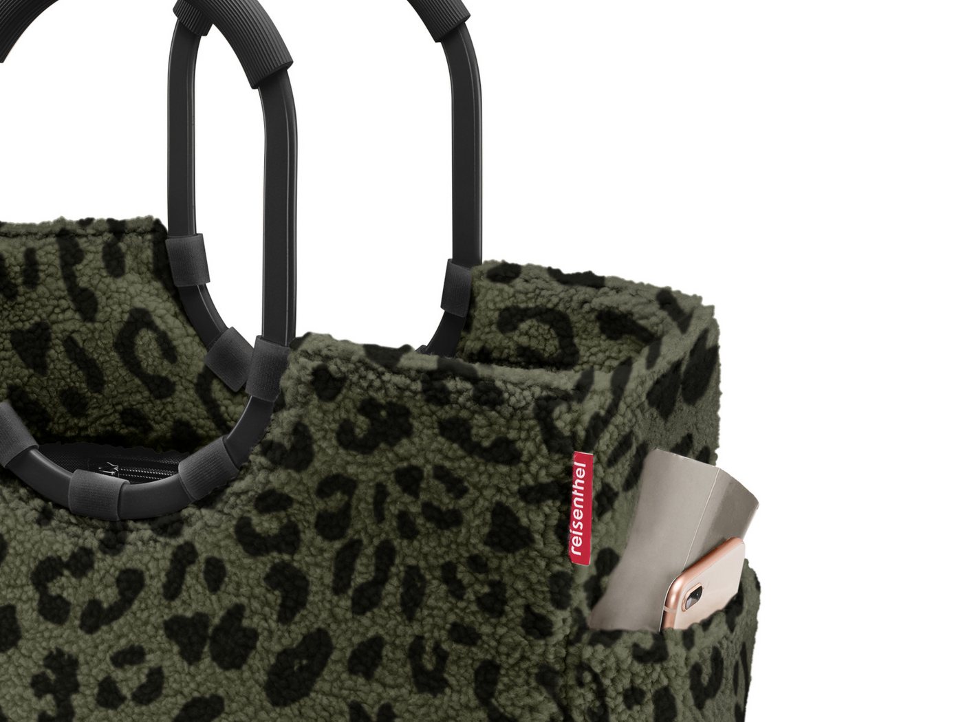 REISENTHEL® Einkaufsshopper loopshopper L teddy leo olive – Bild 4 von 5