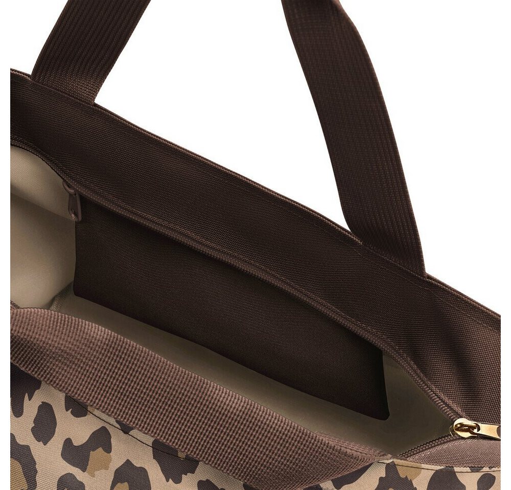 REISENTHEL® Einkaufsshopper Shopper M 51x30,5x26 cm Leo Macchiato, Shopper M, 100 % recyceltes Polyestergewebe, mehrfarbig – Bild 3 von 5