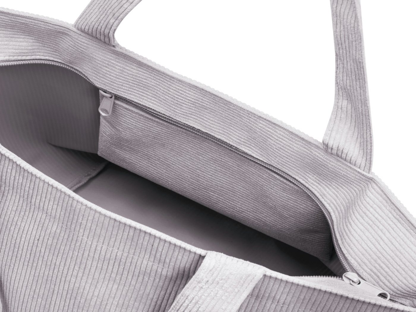 REISENTHEL® Einkaufsshopper shopper M cord grey – Bild 3 von 4