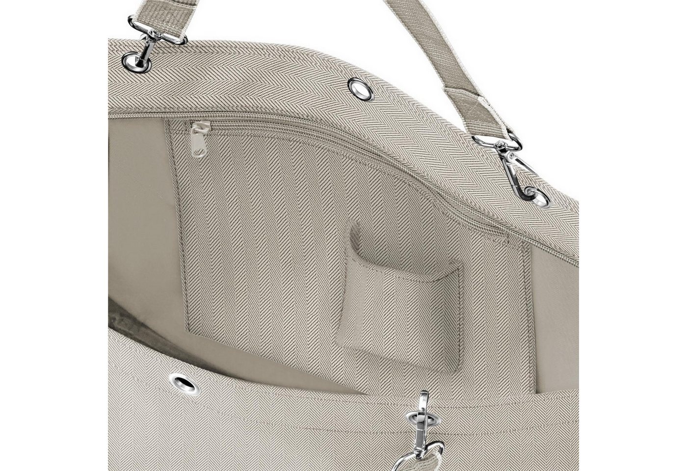 REISENTHEL® Einkaufsshopper Shopper XL, 20 l, Innentasche Reißverschluss, Trageriemen Karabinerhaken, Stecktasche – Bild 3 von 5