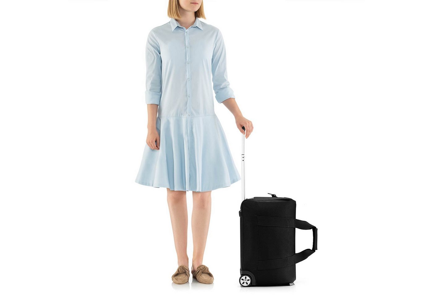 REISENTHEL® Einkaufstrolley allrounder trolley, 30 l, Rollbare Reisetasche mit Teleskopstange und großer Öffnung – Bild 2 von 5