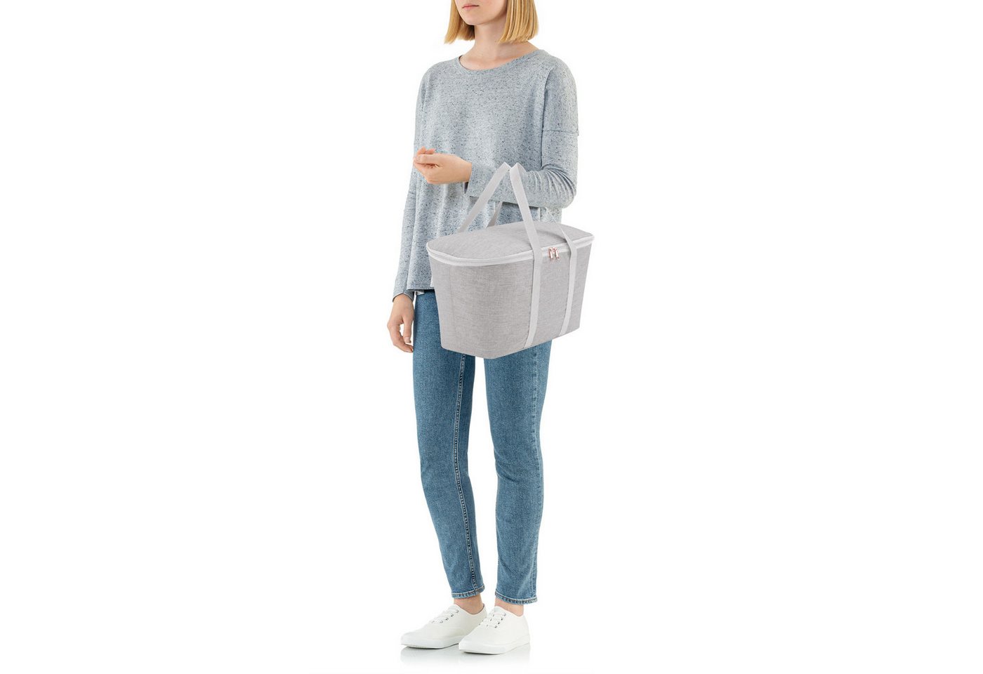 REISENTHEL® Kühltasche coolerbag, 20 l, Thermo-Innenfutter, Dicht schließender Deckel 2-Wege-Reißverschluss – Bild 5 von 5