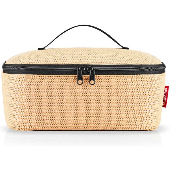 REISENTHEL® Kühltasche coolerbag M pocket raffia black