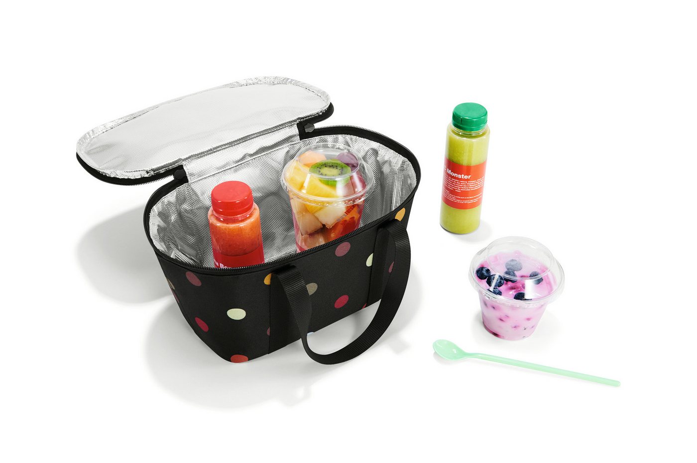 REISENTHEL® Kühltasche coolerbag XS, 4 l, extradicke Isolierung, Dicht schließender Deckel 2-Wege-Reißverschluss – Bild 4 von 5