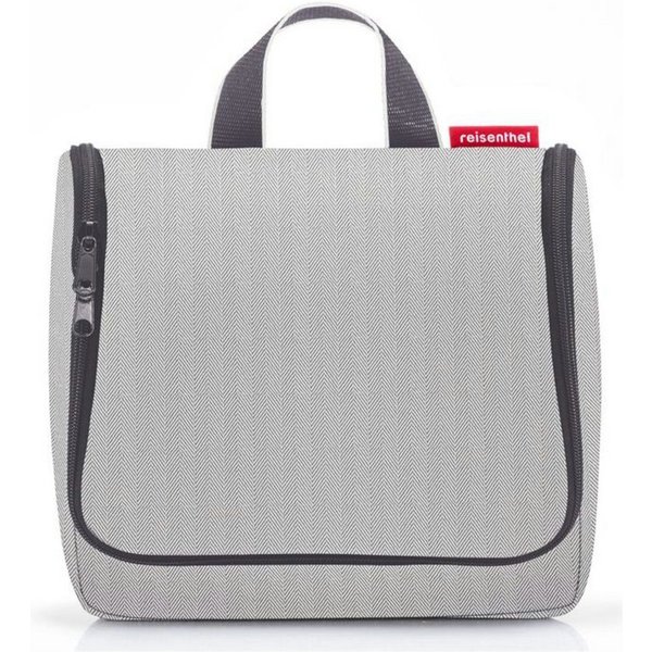 REISENTHEL® Kulturbeutel toiletbag herringbone grey, toiletbag