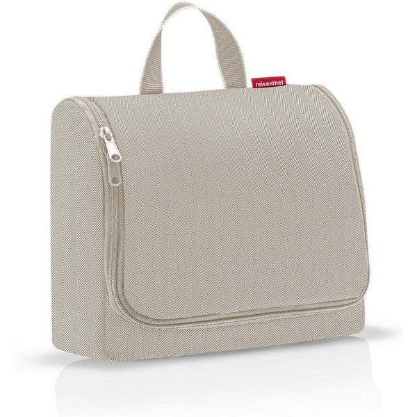 REISENTHEL® Kulturbeutel toiletbag XL herringbone sand, toiletbag XL