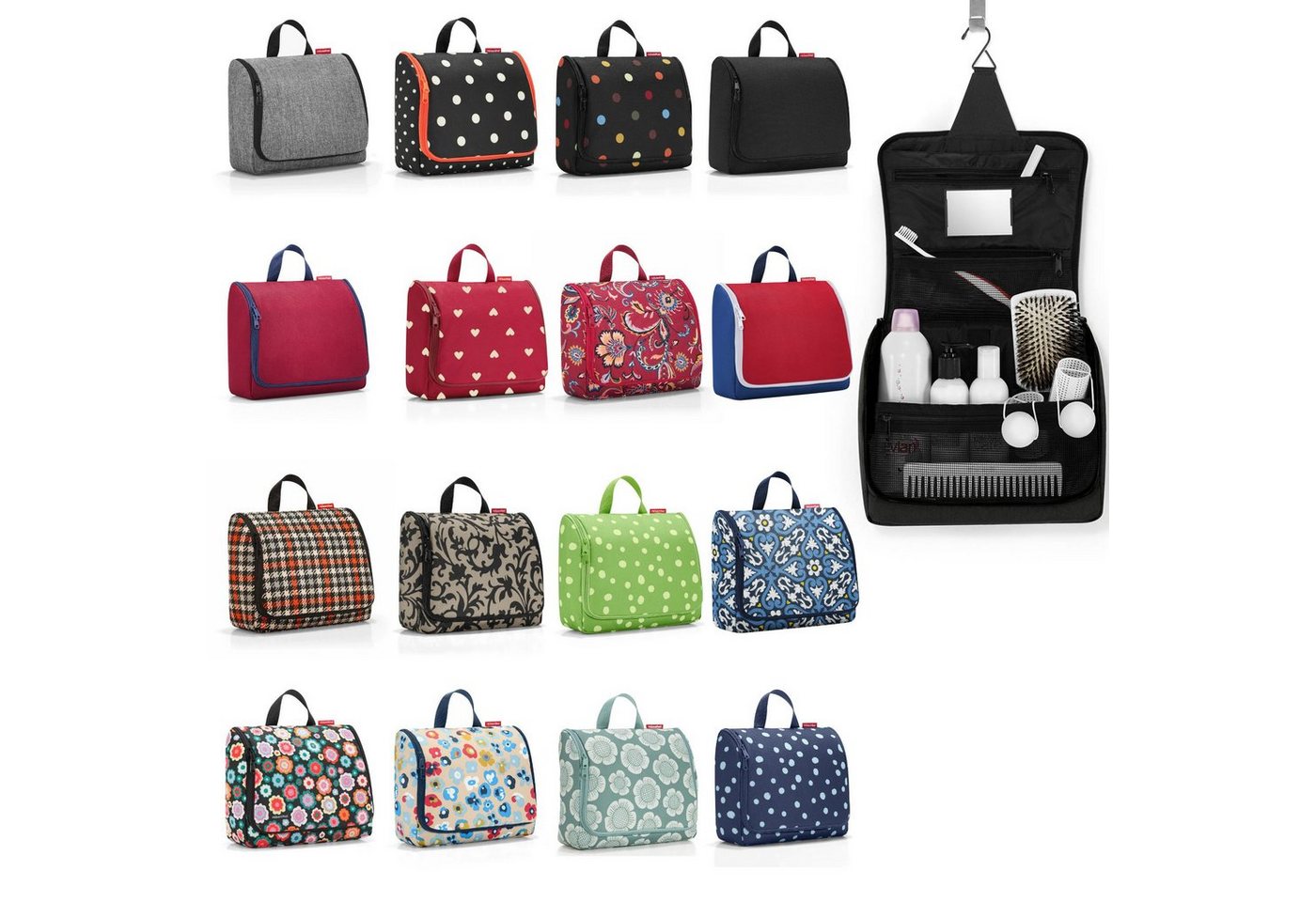 REISENTHEL® Kulturbeutel toiletbag XL, Kosmetiktasche Kulturbeutel Kulturtasche – Bild 3 von 3