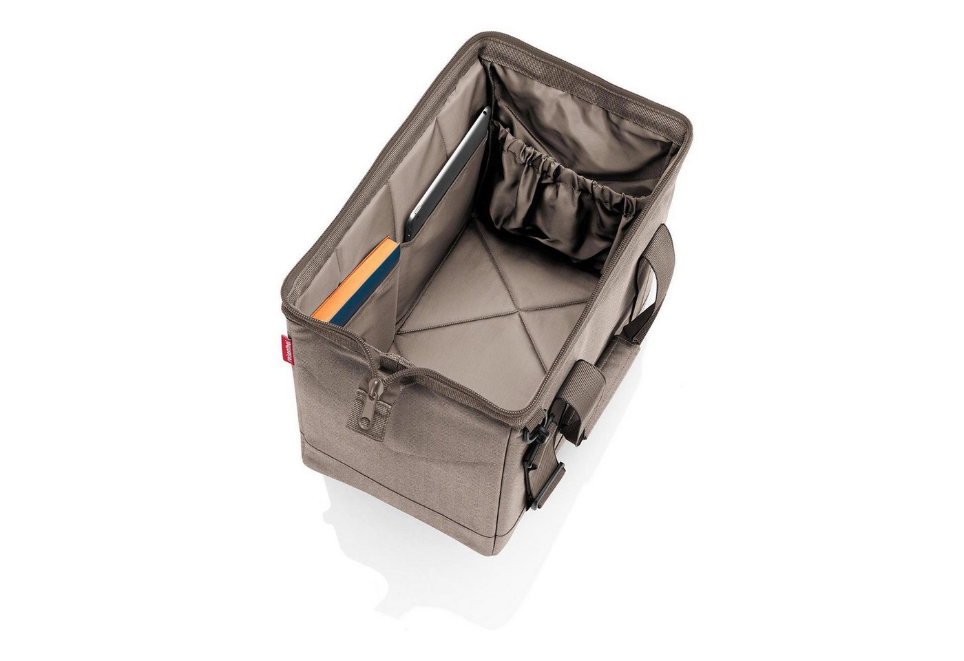 REISENTHEL® Reisetasche ALLROUNDER M, 18 Liter, Braun, Polyester, Wasserabweisend, B 40 x H 33 x T 24 cm – Bild 3 von 4