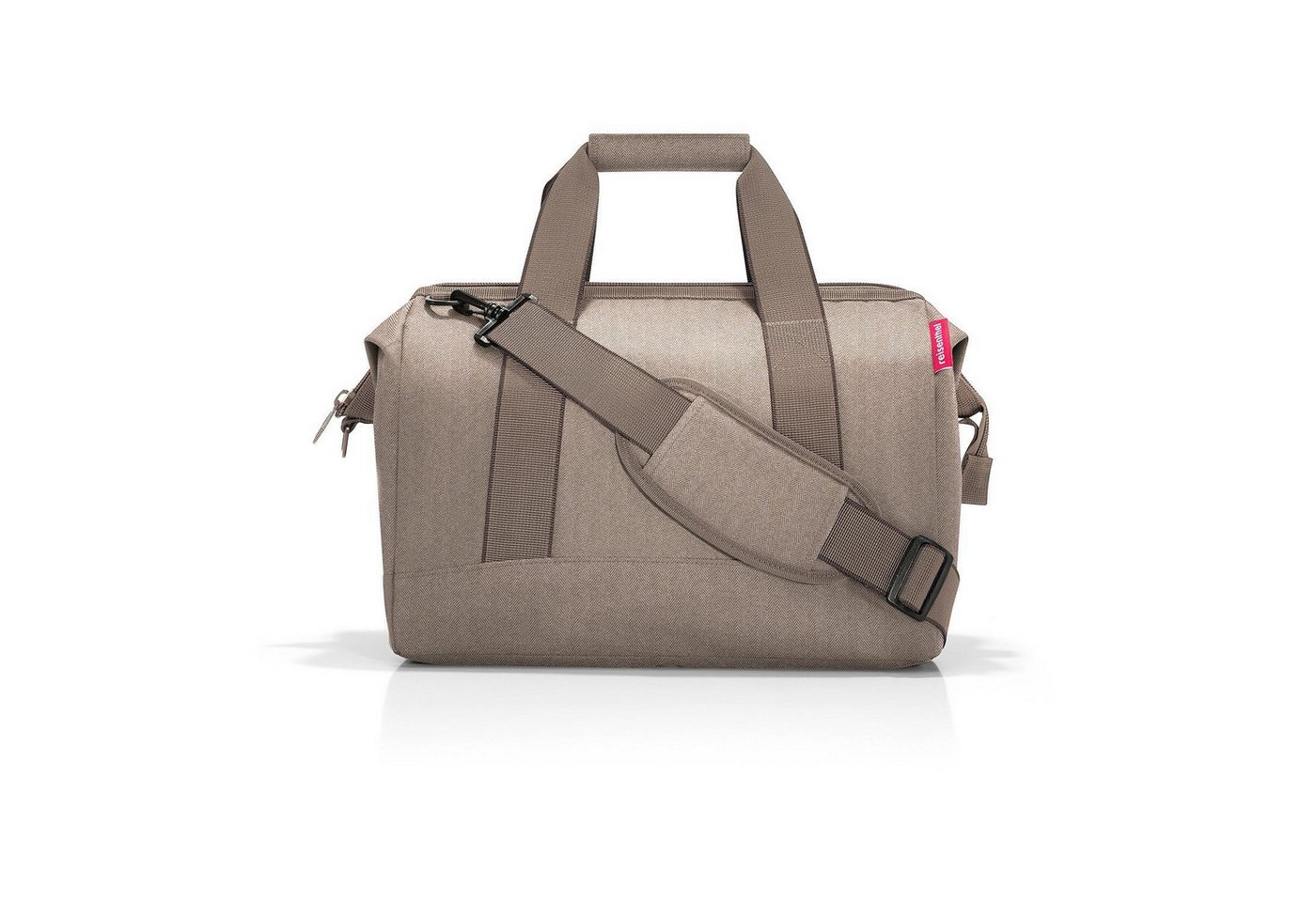 REISENTHEL® Reisetasche ALLROUNDER M, 18 Liter, Braun, Polyester, Wasserabweisend, B 40 x H 33 x T 24 cm – Bild 4 von 4