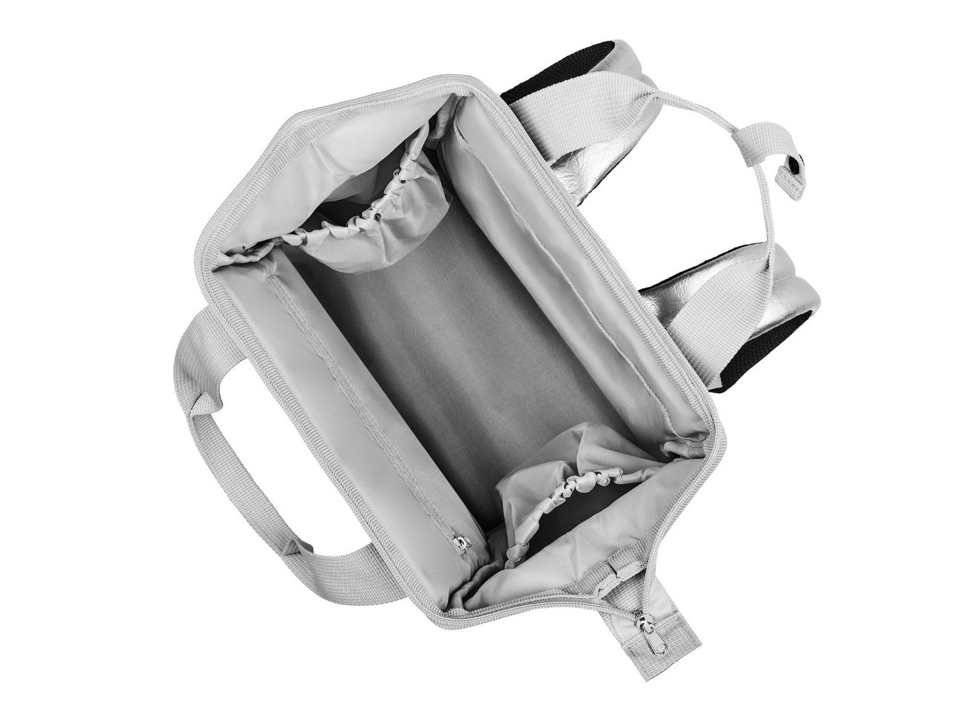REISENTHEL® Rucksack allrounder R silver crackle – Bild 4 von 5
