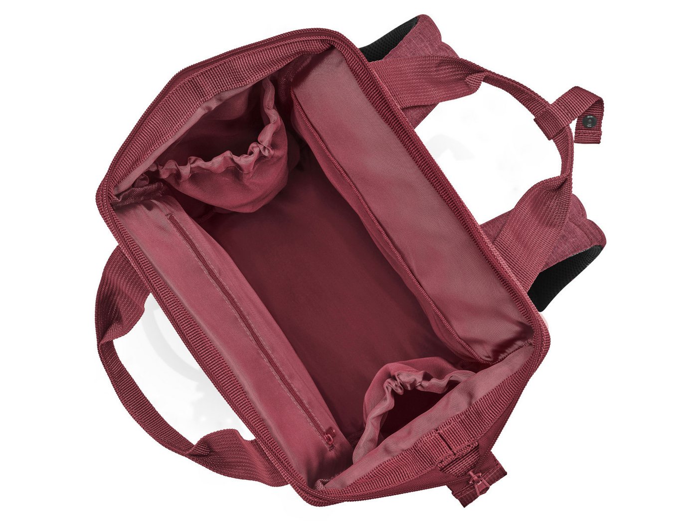 REISENTHEL® Rucksack allrounder R twist maroon – Bild 3 von 5