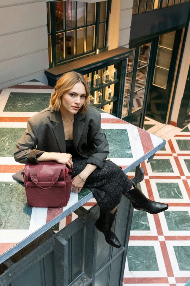 REISENTHEL® Rucksack allrounder R twist maroon – Bild 5 von 5