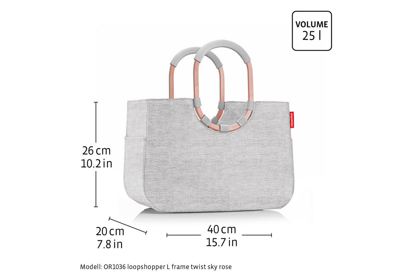 REISENTHEL® Shopper Einkaufstasche Loopshopper L – Bild 5 von 5