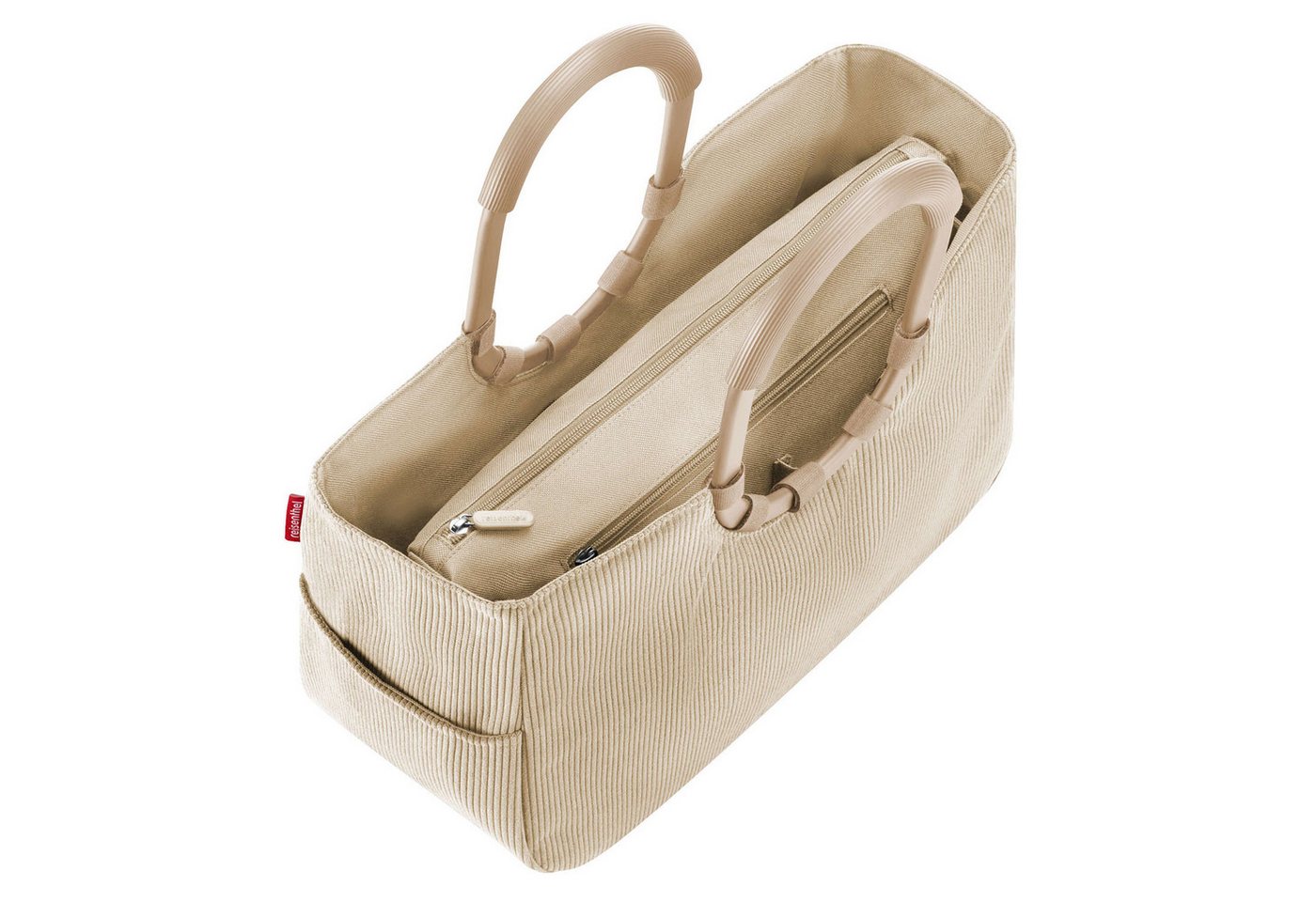 REISENTHEL® Shopper Einkaufstasche mit Innentasche loopshopper M, wasserabweisendes Polyestermaterial - herausnehmbare Innentasche – Bild 3 von 5