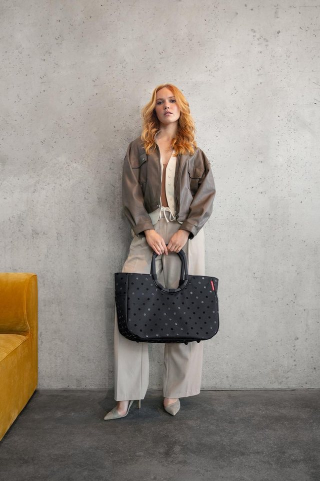 REISENTHEL® Shopper loopshopper L (1-tlg), gepolsterte Griffe, Standfüße, Reißverschlusstasche, Stecktaschen – Bild 3 von 3