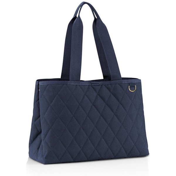 REISENTHEL® Tragetasche CLASSIC SHOPPER L, Dunkelblau, Goldgelb, 12 Liter