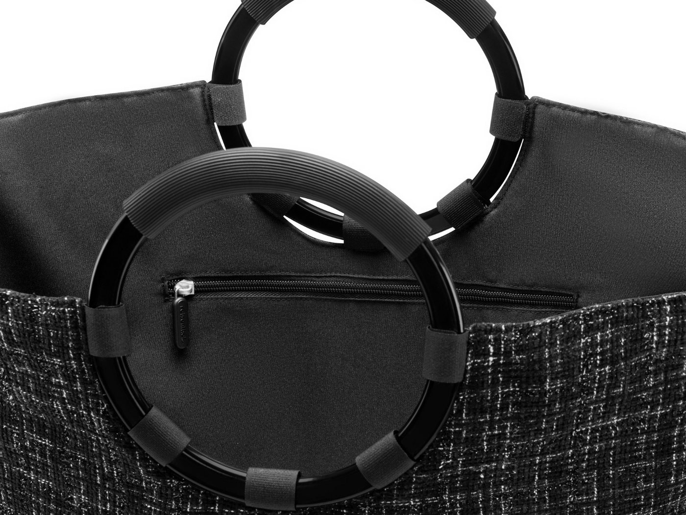 REISENTHEL® Tragetasche loopbag hobo bouclé black – Bild 4 von 5