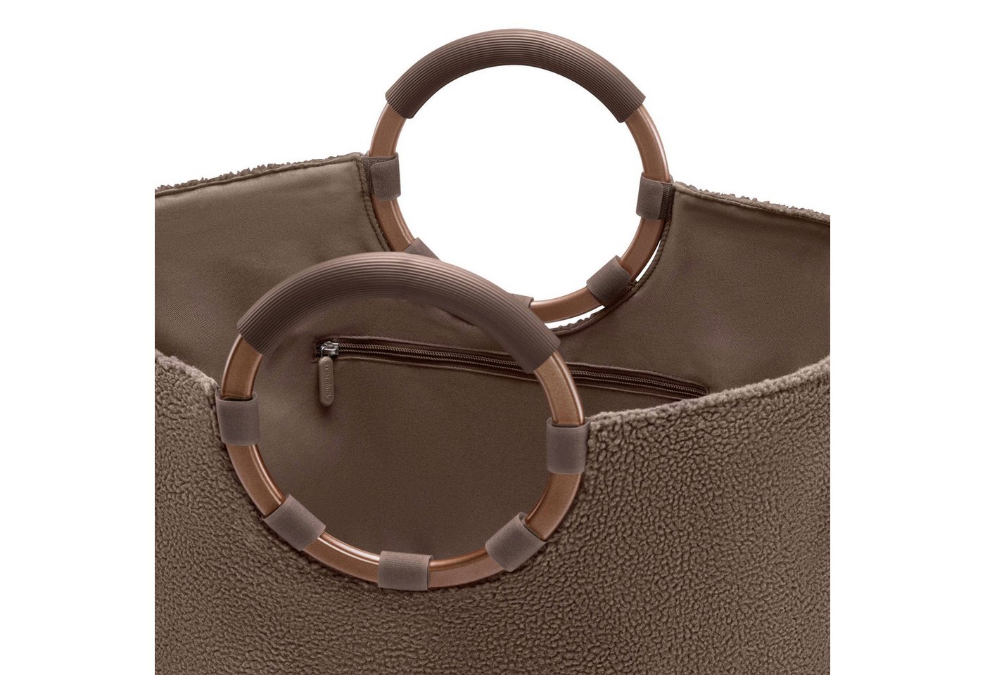 REISENTHEL® Tragetasche loopbag hobo teddy chocolate – Bild 3 von 5