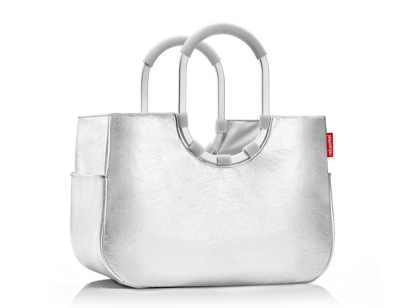 REISENTHEL® Tragetasche loopshopper L silver crackle – Bild 2 von 5