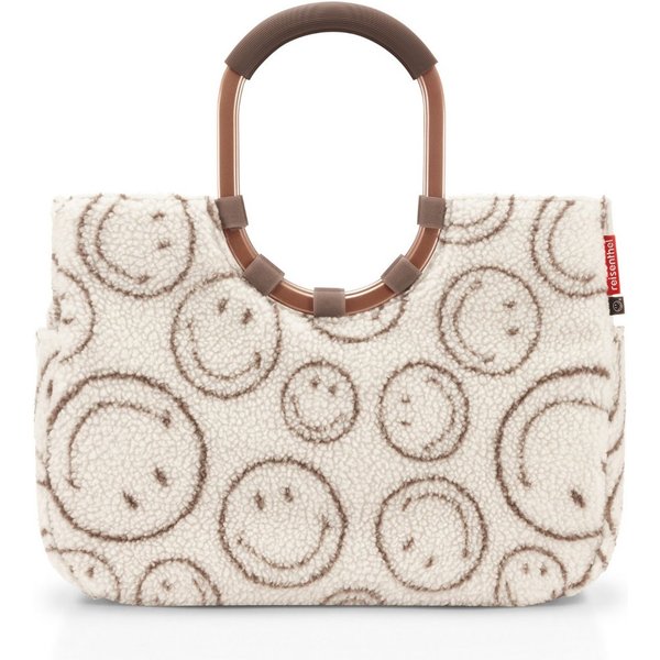 REISENTHEL® Tragetasche loopshopper L smiley® teddy chocolate