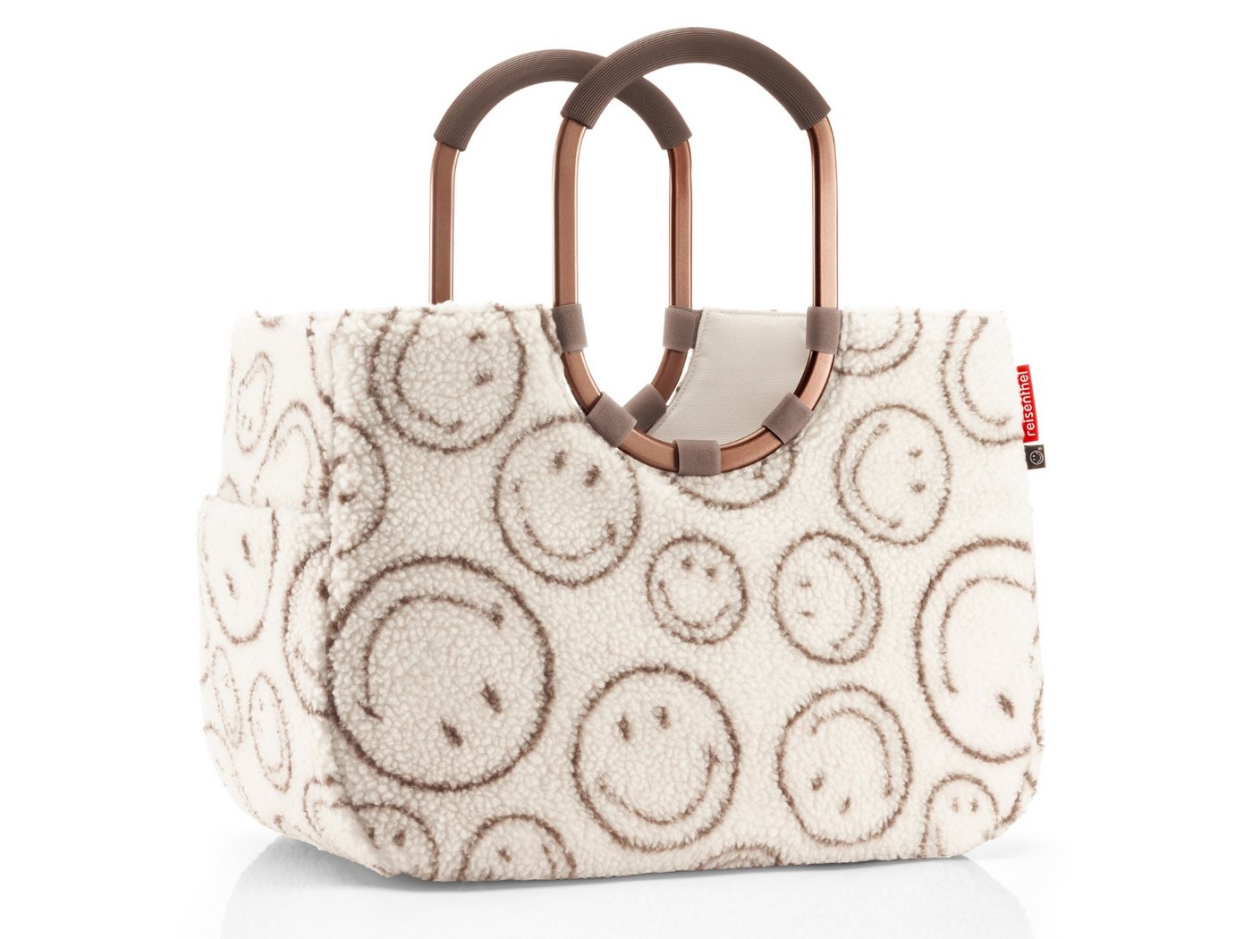 REISENTHEL® Tragetasche loopshopper L smiley® teddy chocolate – Bild 2 von 4